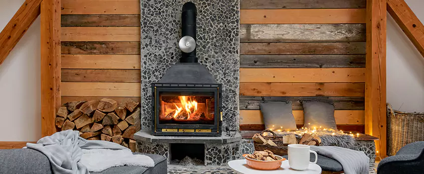 Thelin Hearth Products Direct Vent Gas Stove Fireplace Inspection in Gloversville, New York
